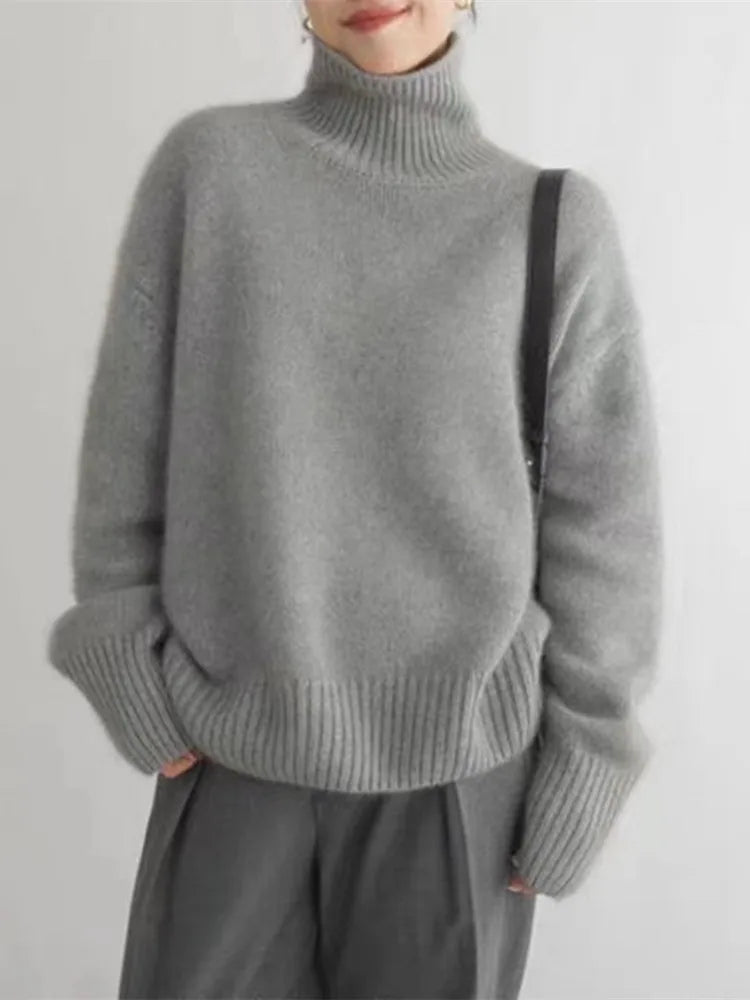 Emily™ – Comfortable Soft Turtleneck Sweater