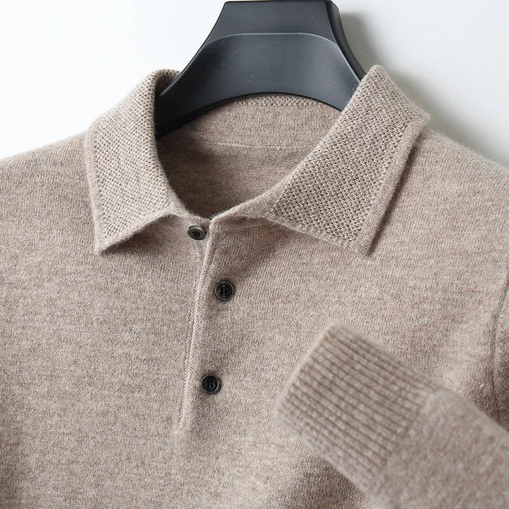 Pratt™ - Merino Wool Long Sleeve Business Knit