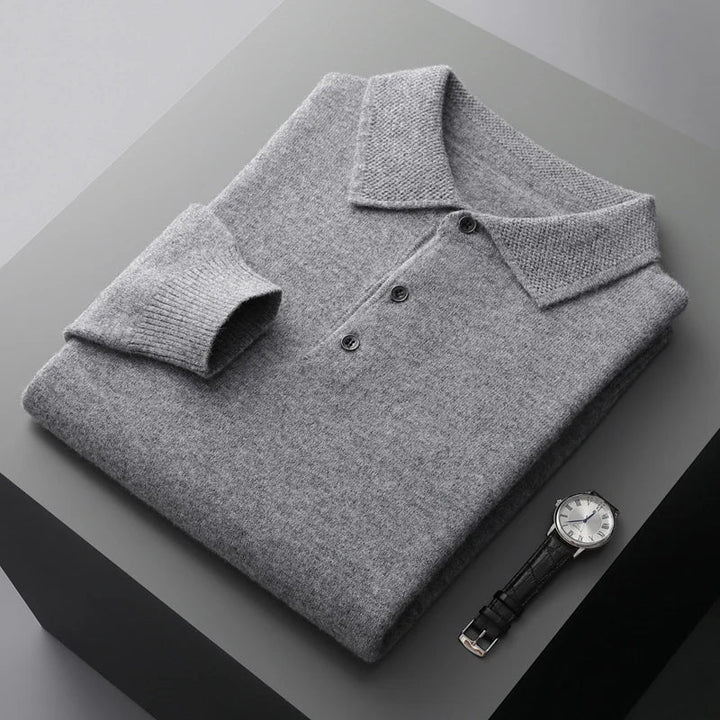 Pratt™ - Merino Wool Long Sleeve Business Knit