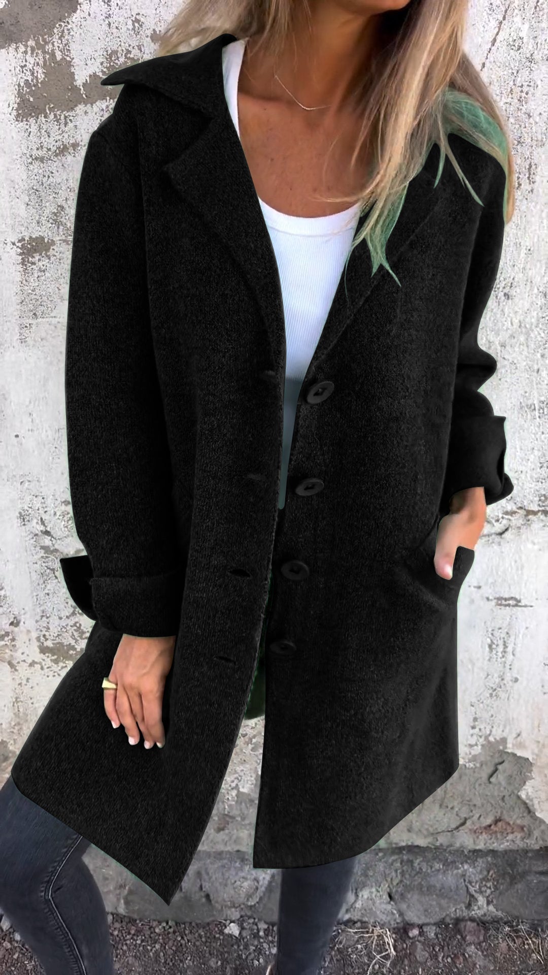 Isabella™ - Casual Long Coat With Cuffs